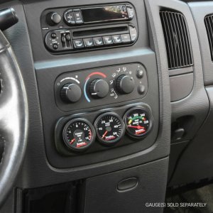 Dodge Ram 3500 Gauge Pod - Banks Power - 3-Gauge Dash Pod - Black - `03-`05